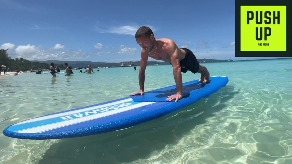 100 Pushups on a Paddle Board: Cheat Day While On Vacation